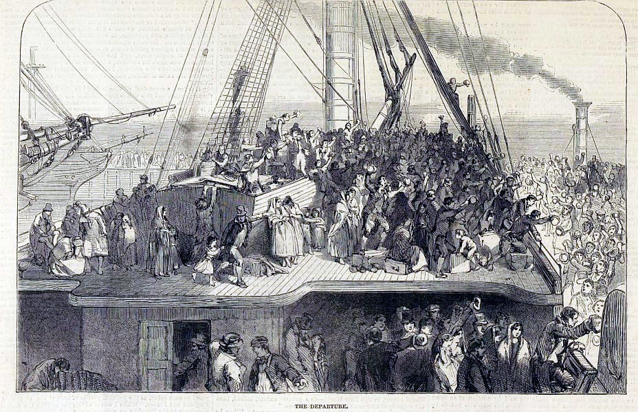 emigrants departure